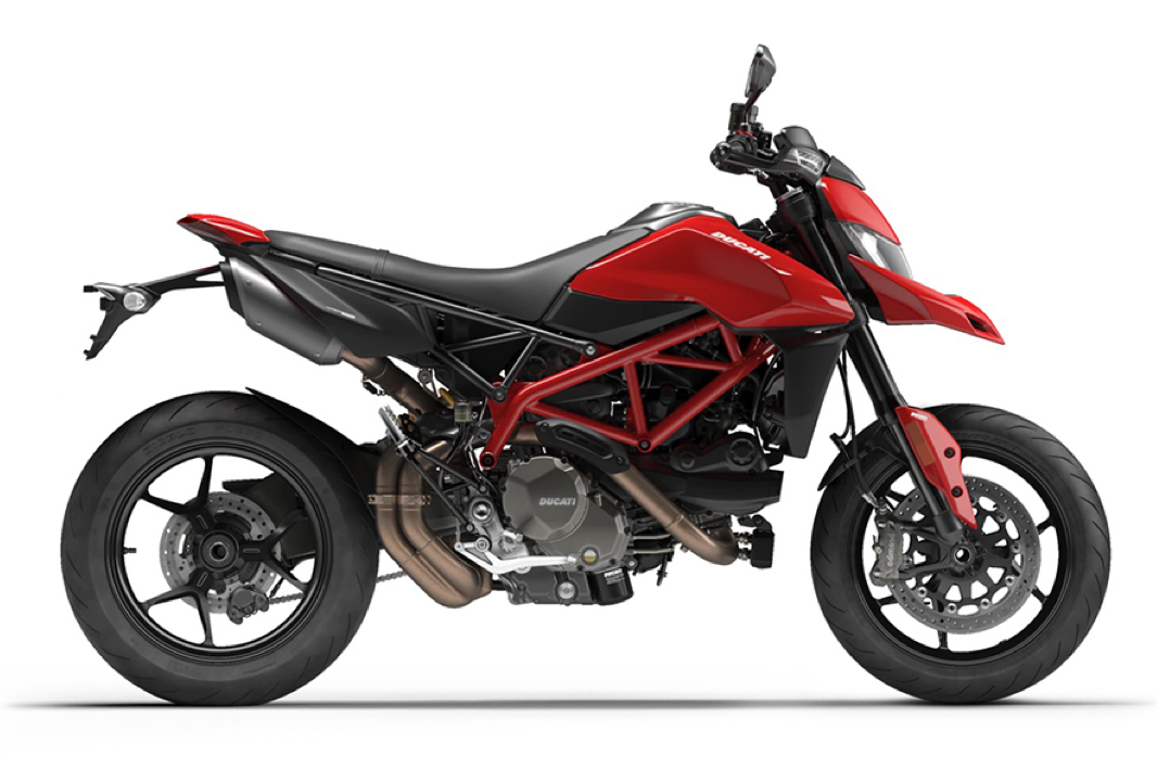 Et billede, der indeholder motorcykel, parkeret, sort, rød
Automatisk genereret beskrivelse