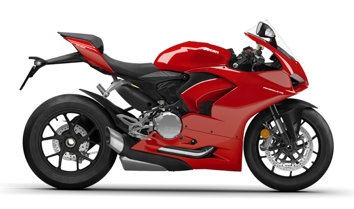 Et billede, der indeholder motorcykel, parkeret, rød
Automatisk genereret beskrivelse