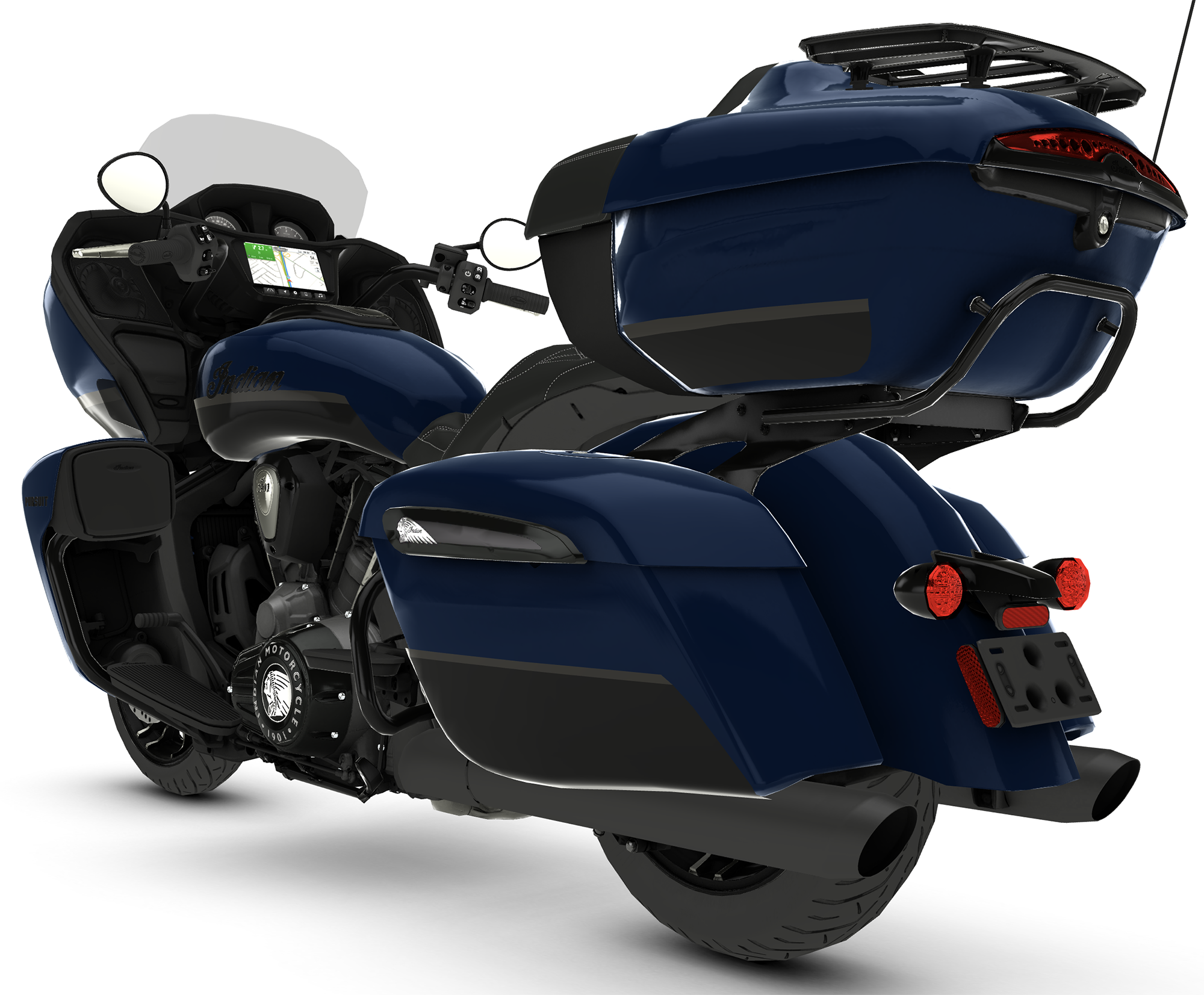 Et billede, der indeholder accessories/tilbehør, taske, motorcykel, dæk
Automatisk genereret beskrivelse