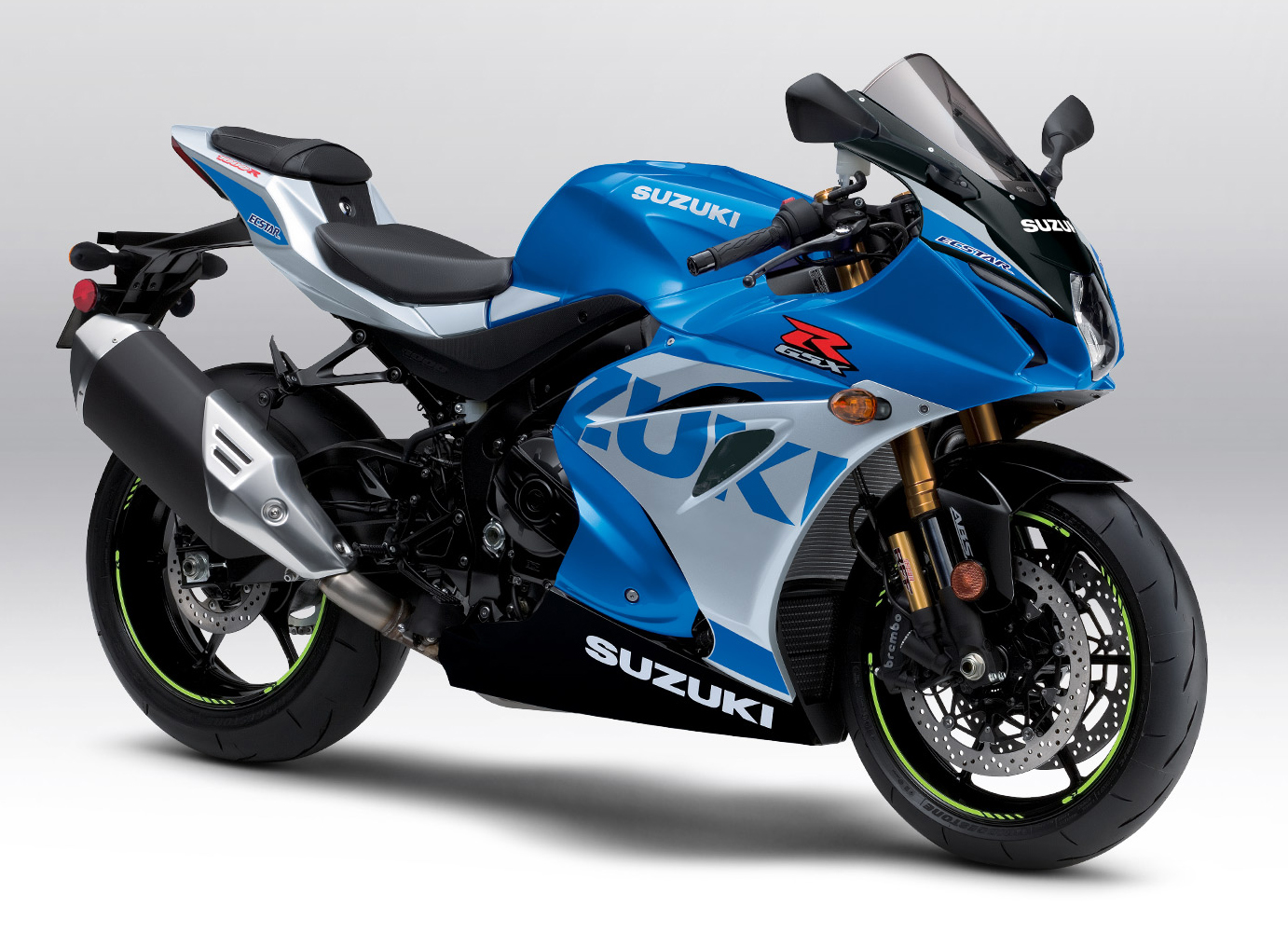 Et billede, der indeholder motorcykel, blå, parkeret, motorcykling
Automatisk genereret beskrivelse