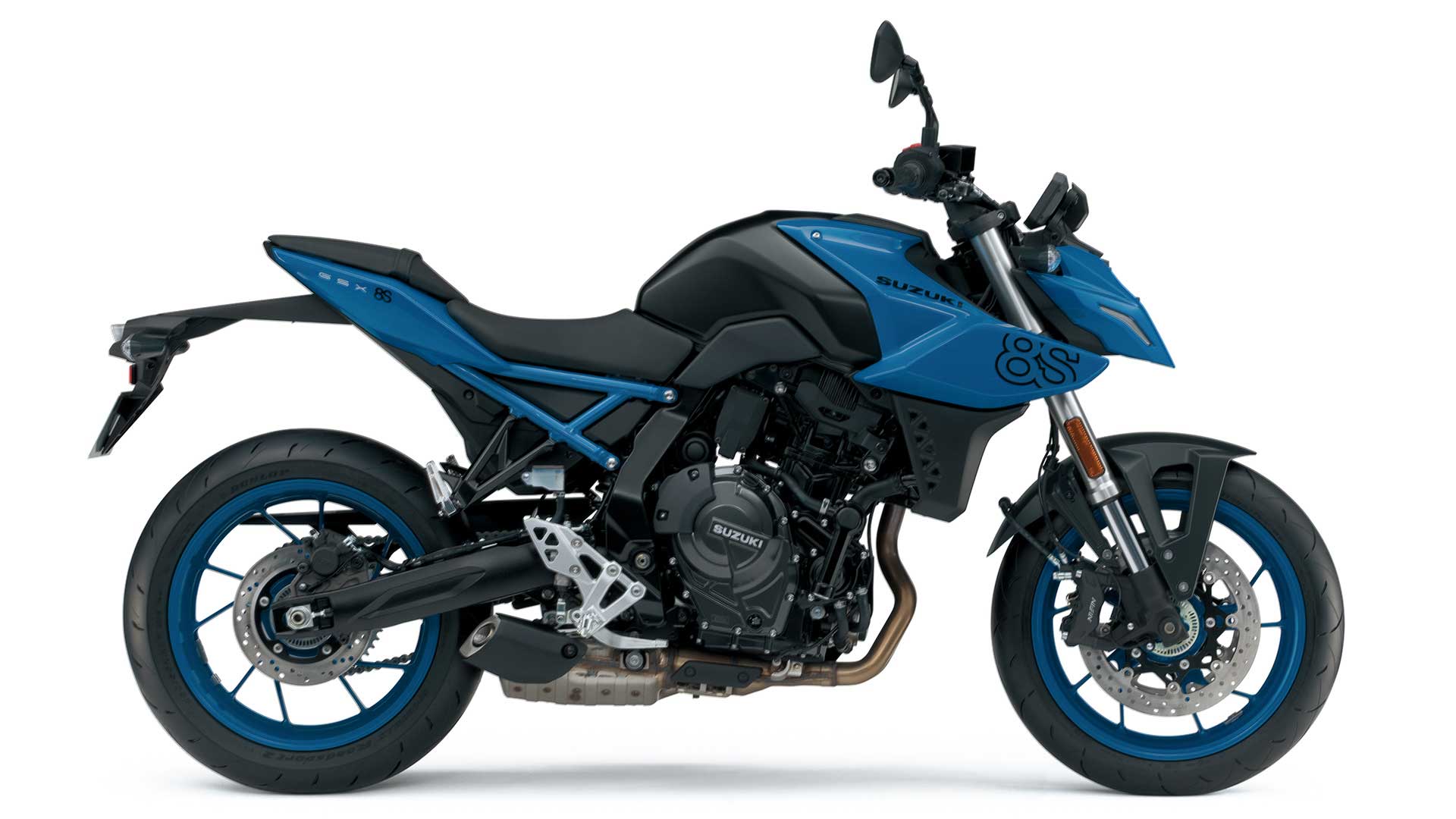 Et billede, der indeholder motorcykel, parkeret, udendørs, blå
Automatisk genereret beskrivelse