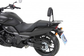 Sissybar with rearrack - black for Honda CTX 700 / N / DCT