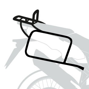 Side- and Topcasecarrierset – black for Yamaha XV 1000 SE Midnight Special *sale*